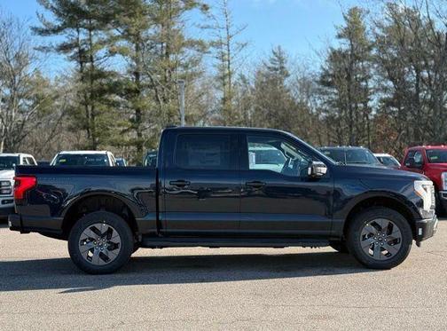 Antimatter Blue Metallic 2025 Ford F-150 Lightning LARIAT