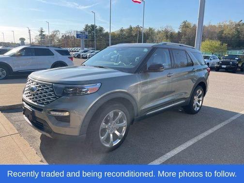 Silver Spruce Metallic 2020 Ford Explorer Platinum