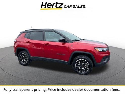 Red 2025 Jeep Compass Trailhawk