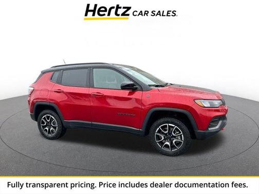 Red 2025 Jeep Compass Trailhawk