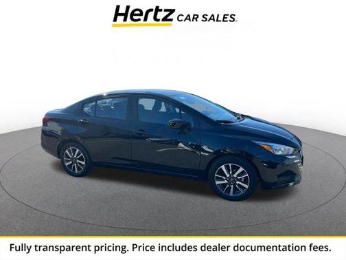Black 2025 Nissan Versa 1.6 SV