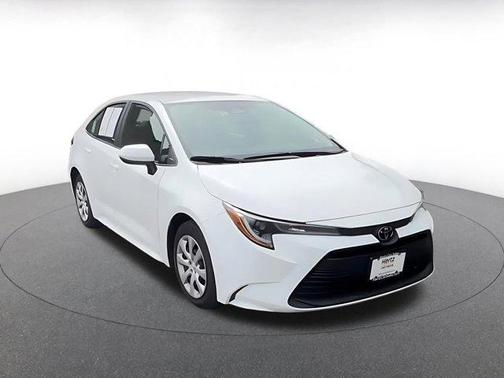 White 2025 Toyota Corolla LE