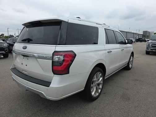 White Platinum Clearcoat Metallic 2019 Ford Expedition Max Platinum
