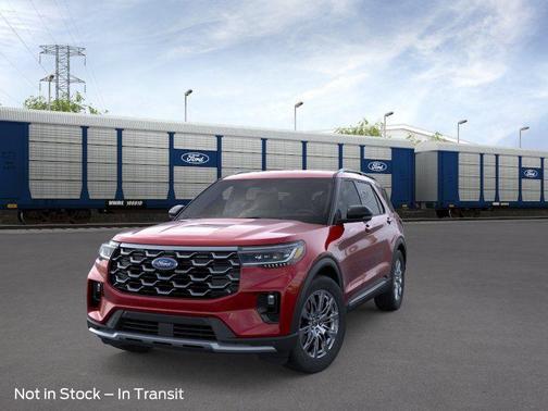 Red Metallic 2026 Ford Explorer Platinum
