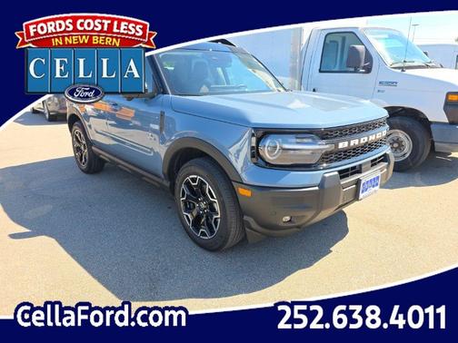 Azure Gray Metallic 2025 Ford Bronco Sport Outer Banks