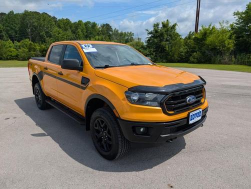 Cyber Orange Metallic Tricoat 2022 Ford Ranger XLT