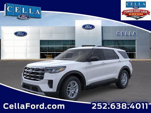White Metallic 2026 Ford Explorer Active
