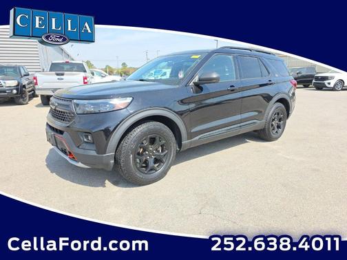 Agate Black Metallic 2021 Ford Explorer Timberline