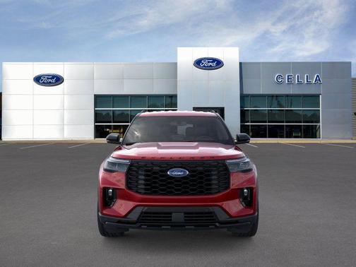 Red Metallic 2026 Ford Explorer ST-Line