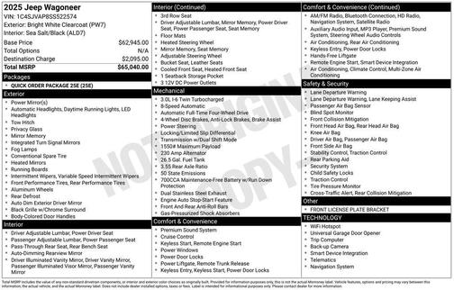 2025 Jeep Wagoneer Base