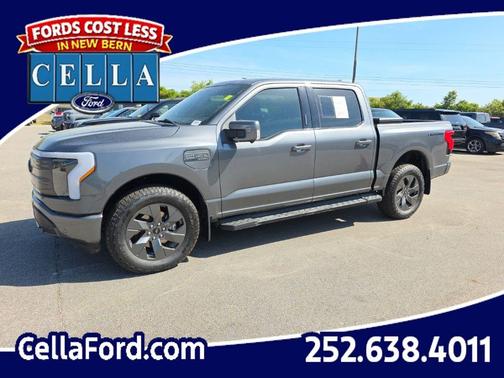 Carbonized Gray Metallic 2023 Ford F-150 Lightning LARIAT