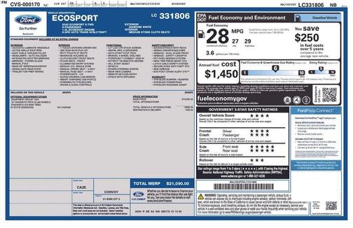 2020 Ford EcoSport S