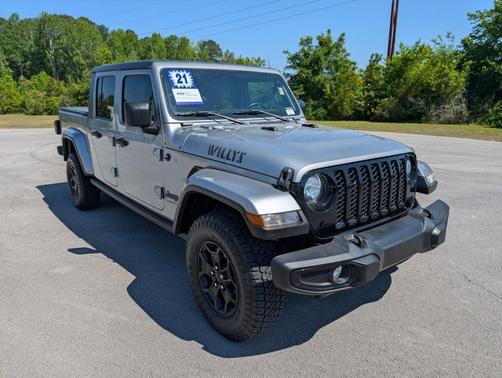 Billet Silver Metallic Clearcoat 2021 Jeep Gladiator Sport