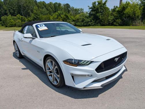 Oxford White 2021 Ford Mustang GT Premium