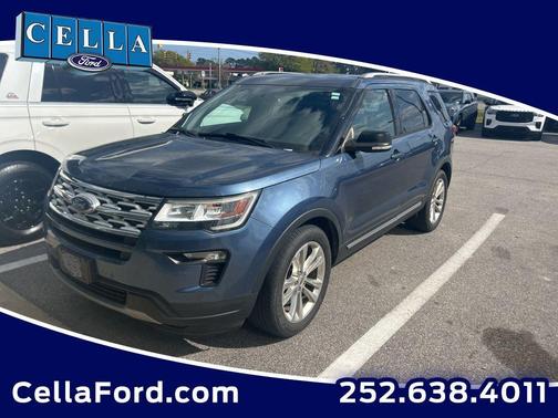 Blue Metallic 2018 Ford Explorer XLT