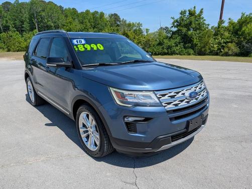 Blue Metallic 2018 Ford Explorer XLT
