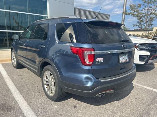 Blue Metallic 2018 Ford Explorer XLT