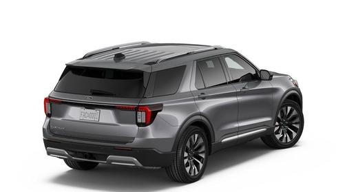 Gray 2026 Ford Explorer Platinum