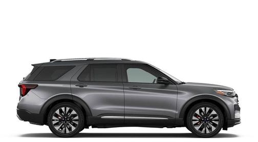 Gray 2026 Ford Explorer Platinum