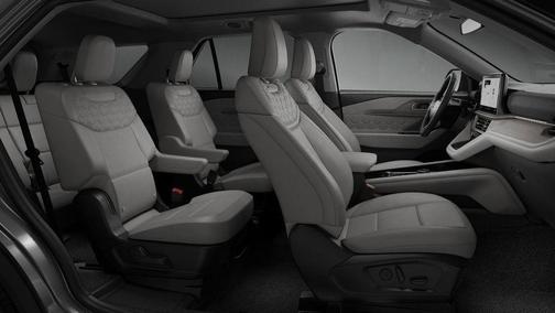 Gray 2026 Ford Explorer Platinum