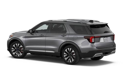 Gray 2026 Ford Explorer Platinum