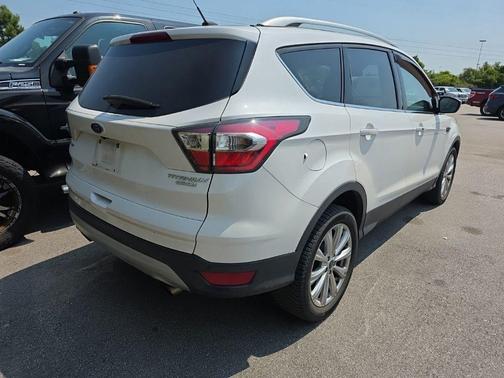 White Platinum Clearcoat Metallic 2017 Ford Escape Titanium