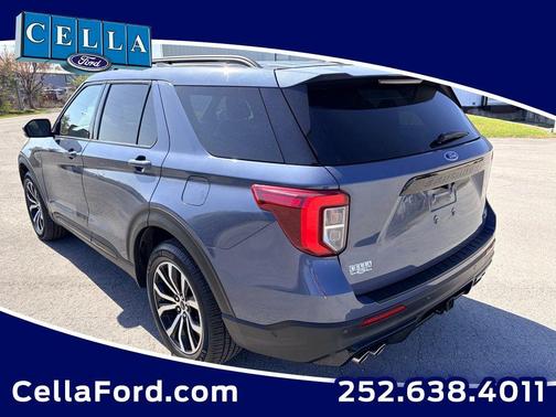 Infinite Blue Metallic Tinted Clearcoat 2021 Ford Explorer ST