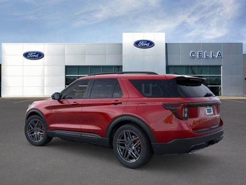 Red Metallic 2026 Ford Explorer ST-Line
