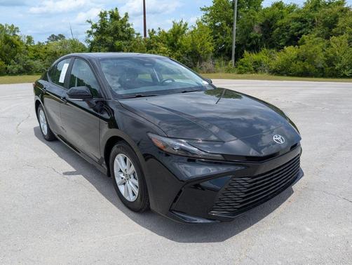 Midnight Black Metallic 2025 Toyota Camry LE