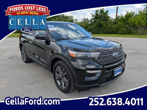 Agate Black Metallic 2023 Ford Explorer XLT