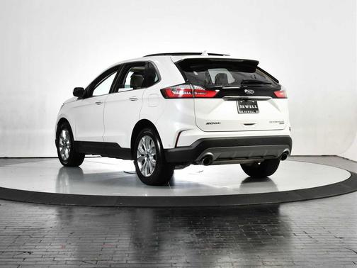 Star White Metallic Tri-Coat 2020 Ford Edge Titanium