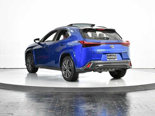 Ultrasonic Blue Mica 2.0 with Obsidian Roof 2023 Lexus UX 250h F Sport