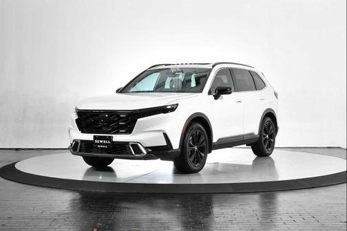 Platinum White Pearl 2024 Honda CR-V Hybrid Sport Touring AWD