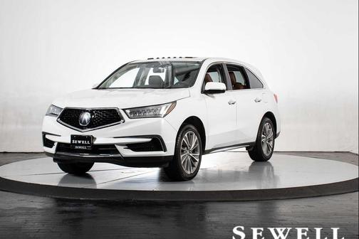 /WHITE 2018 Acura MDX 3.5L w/Technology Package