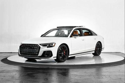 Glacier White Metallic 2023 Audi S8 4.0T