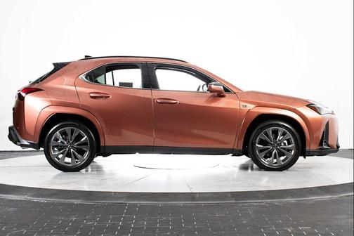Copper Crest with Obsidian Roof 2025 Lexus UX 300h F SPORT Design
