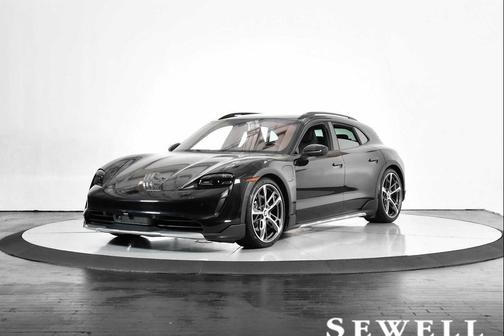 Jet Black Metallic 2021 Porsche Taycan 4