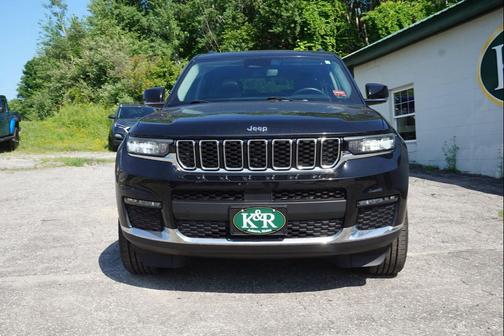 Diamond Black Crystal Pearlcoat 2021 Jeep Grand Cherokee L Limited