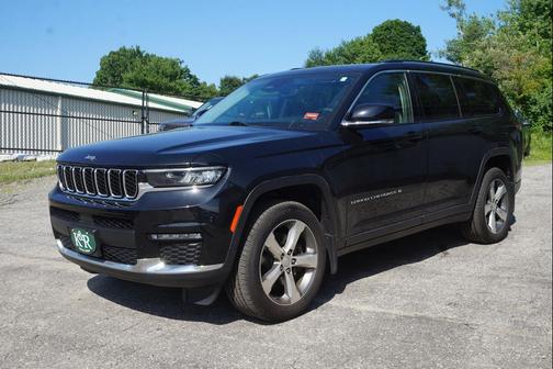 Diamond Black Crystal Pearlcoat 2021 Jeep Grand Cherokee L Limited