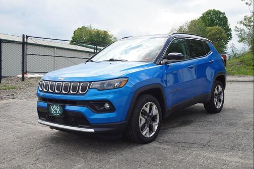 Laser Blue Pearlcoat 2022 Jeep Compass Limited