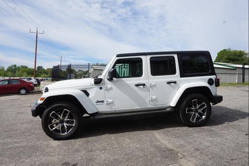 Bright White Clearcoat 2024 Jeep Wrangler 4xe Sport S