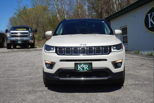 Pearl White Tri-Coat 2020 Jeep Compass Limited
