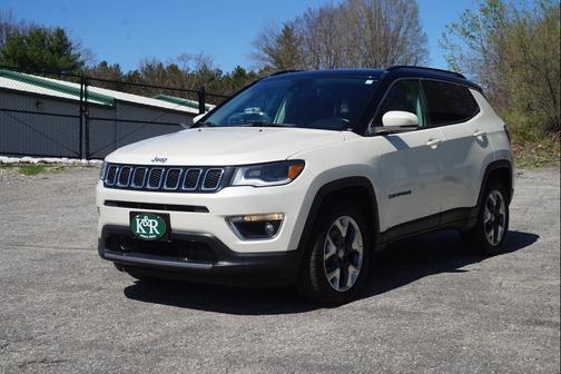 Pearl White Tri-Coat 2020 Jeep Compass Limited