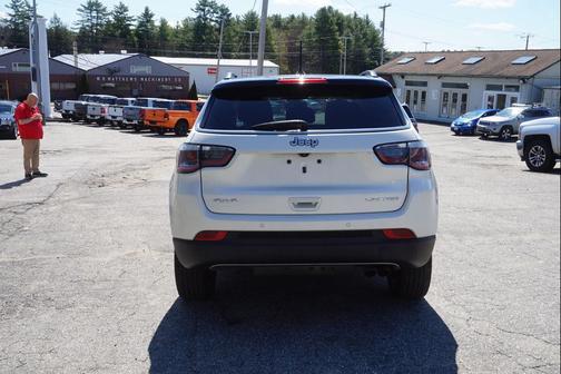 Pearl White Tri-Coat 2020 Jeep Compass Limited