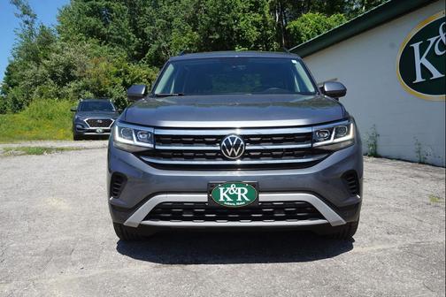 Platinum Gray 2022 Volkswagen Atlas 2.0T SE w/Technology 4MOTION