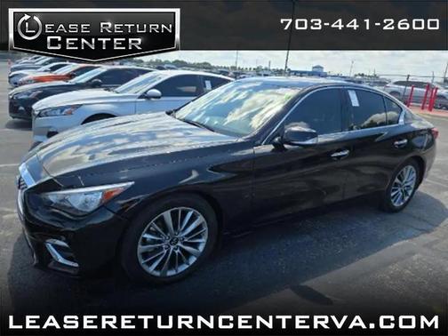 Black Obsidian 2023 INFINITI Q50 3.0t LUXE