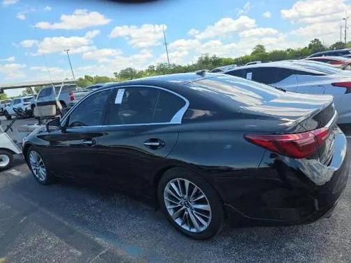 Black Obsidian 2023 INFINITI Q50 3.0t LUXE