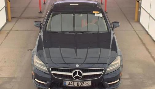 Blue 2014 Mercedes-Benz CLS-Class 4MATIC