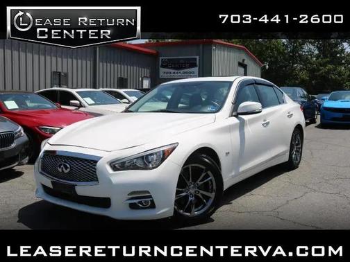 Pure White 2017 INFINITI Q50 3.0t Signature Edition