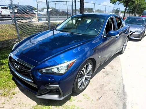 Hagane Blue 2019 INFINITI Q50 3.0t LUXE
